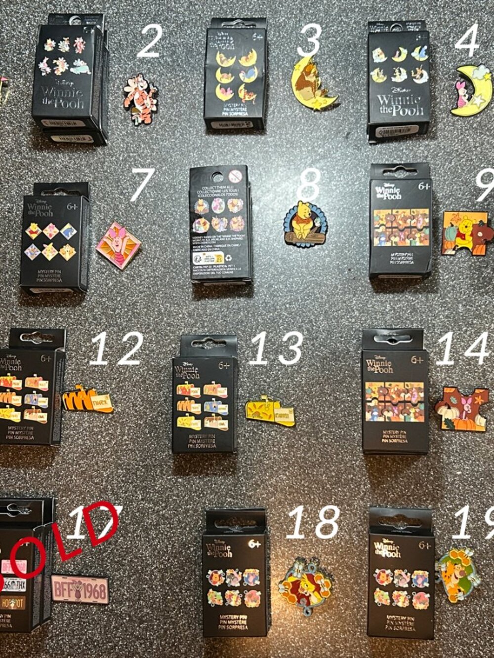 Buy/Trade Pooh & Friends Blind Box Mystery Pins - updated 4/30/2026
